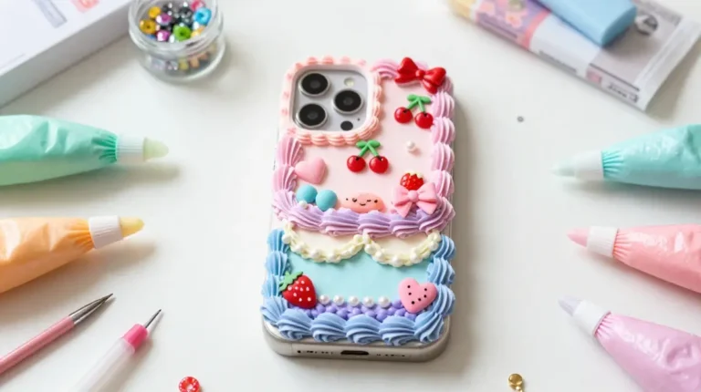 fake cake phone case fun diy craft project