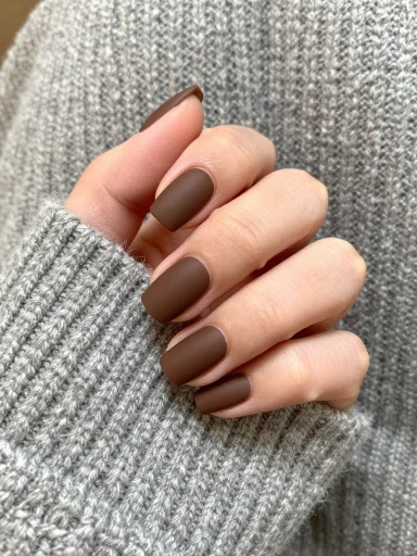Matte Old Money Nails with Understated Style
