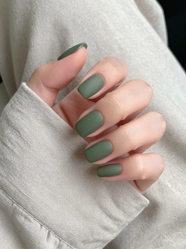 Why Olive Green Nails Are Always in Style