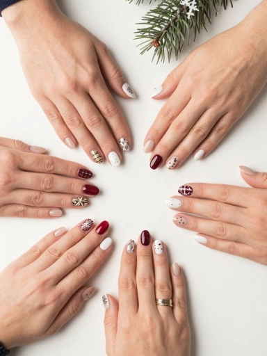 The Biggest Christmas Nail Trends for 2026