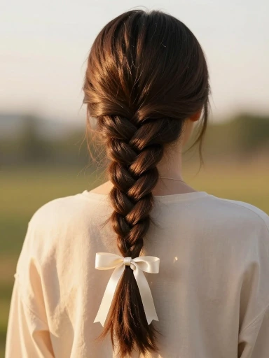 Beautiful Hair Bow Styles for Long Hair