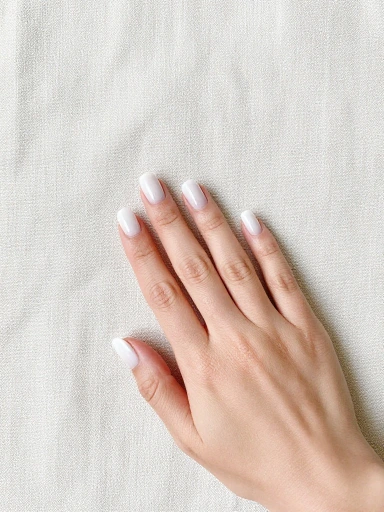 Milky White Nails for an Effortlessly Chic Look
