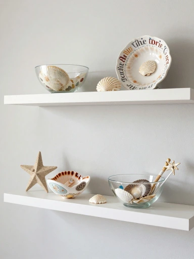 Coastal Home Decor Ideas Using Decoupage Seashells