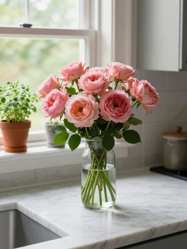 Decorating with Fresh Flowers and Greenery