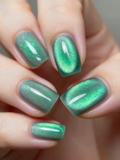 Cat Eye Nails That Create a Stunning Effect