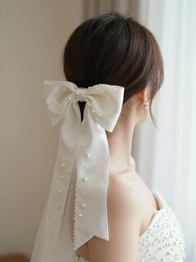 Wedding and Party Hairstyles with Hair Bows