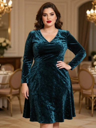 Plus-Size Winter Wedding Guest Outfit Ideas