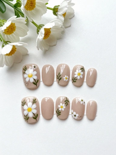 Floral and Nature-Inspired Nail Art Trends