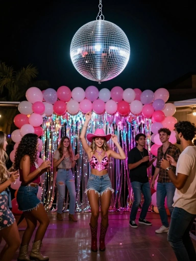 How to Throw an Unforgettable Disco Cowgirl Birthday or Bachelorette Party
