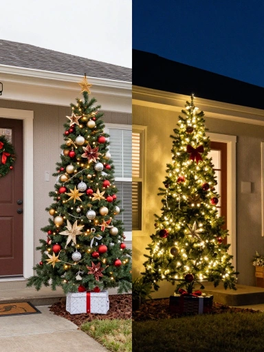 Outdoor Christmas Decor for Day and Night Appeal