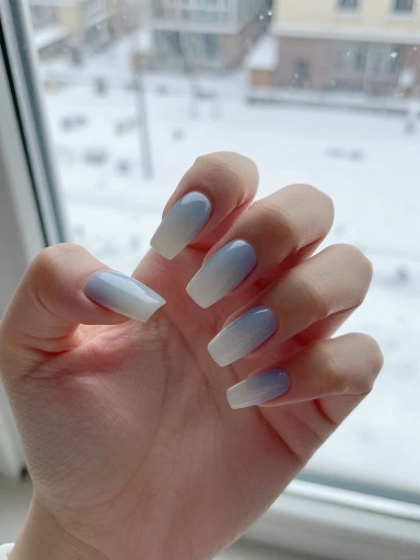 Icy Blue Nails for a Cool Seasonal Look