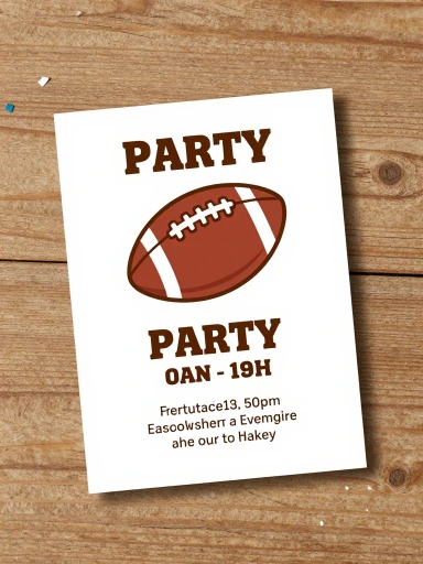 Create the Perfect Super Bowl Party Invitation