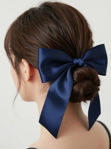Oversized Hair Bows for a Bold Fashion Statement