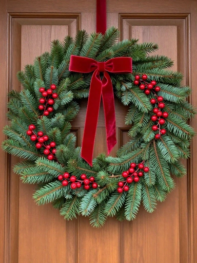 Beautiful Christmas Wreaths for Your Front Door