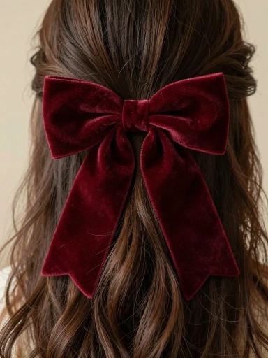 Velvet Hair Bows That Add Instant Luxury