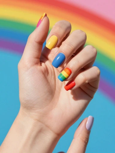 Bright and Colorful Nail Designs You'll Love