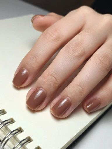 Classy French Tip Nails for the Office