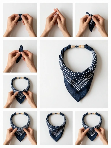 Step-by-Step Guide to Making a Bandana Charm Necklace