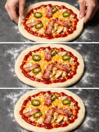 Step-by-Step Instructions for Assembling the Pizza