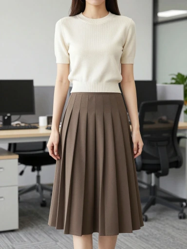 Chic Skirt Outfits for the Office