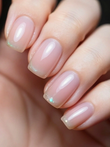 Glossy Minimalist Manicures for a Polished Finish