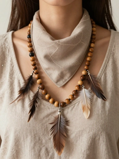 Boho-Inspired Bandana Necklace Ideas