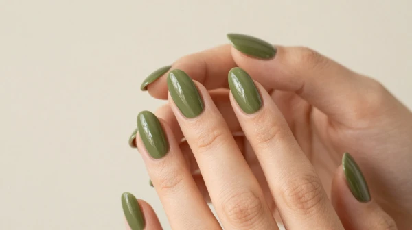 olive green nails chic trendy timeless styles to try now