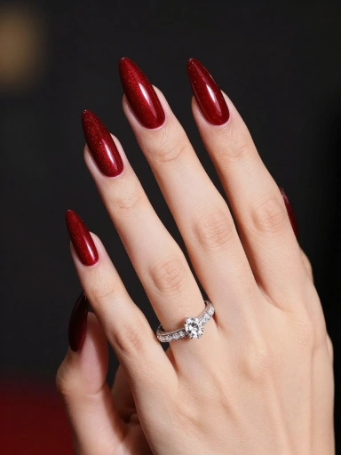Celebrity-Inspired Stiletto Nail Looks