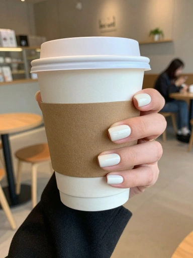 Classic Milky White Nails for Everyday Elegance