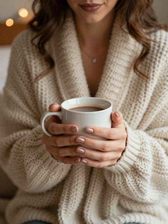 Why Sparkly Winter Nails Are Perfect for the Season