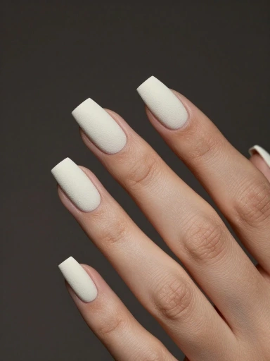 Matte Cloud Dancer Nails for a Sophisticated Finish