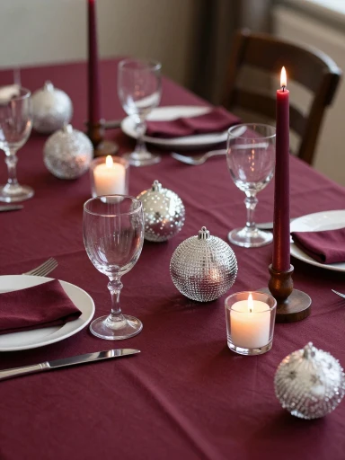 Old Money Christmas Decor with Brown & Burgundy