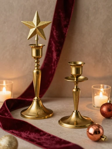 Gold and Brass Accents That Complement Burgundy
