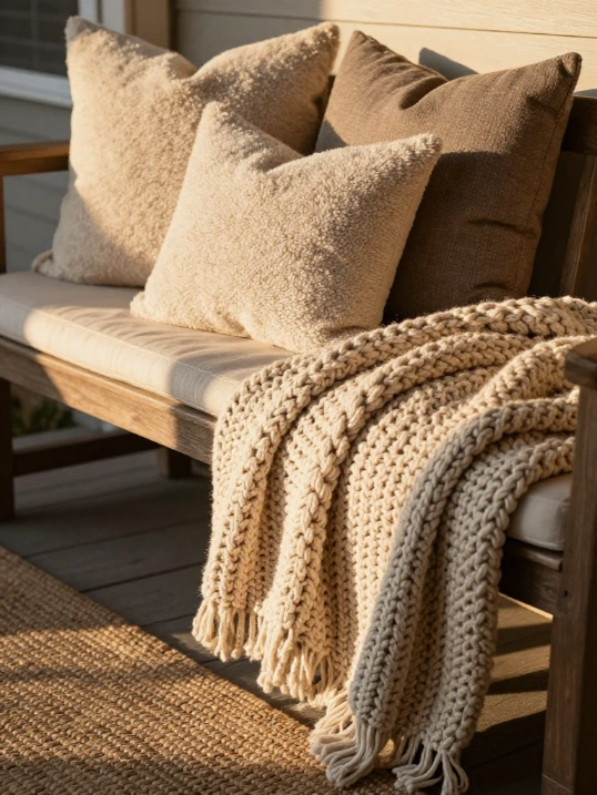 How to Create a Cozy Winter Front Porch
