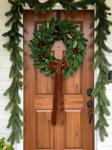 Luxury Wreaths and Garlands for a Grand Entrance