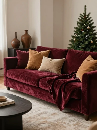 Cozy Living Room Christmas Decorating Ideas