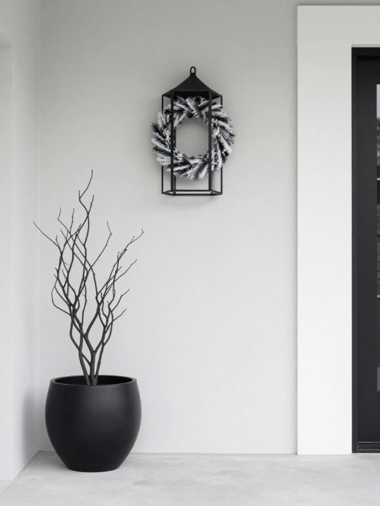 Modern Winter Front Porch Decor Ideas