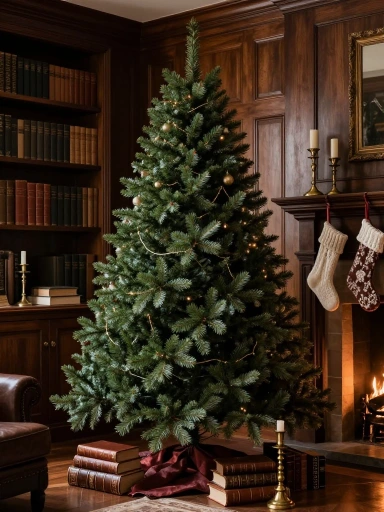 Creating a Cozy Old Money Christmas Tree