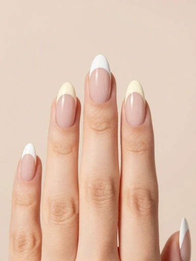 Cloud Dancer French Tip Nail Designs