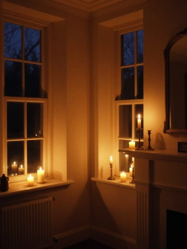 Cozy Candlelight for a Warm Holiday Ambiance