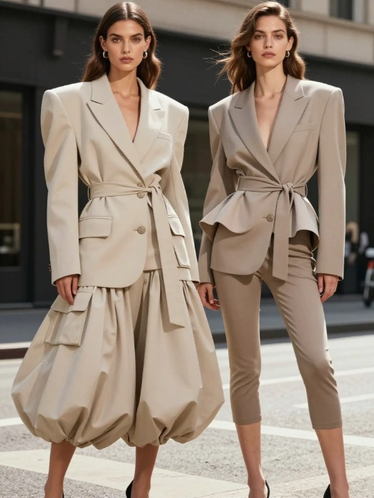 Statement Silhouettes and Trendy Cuts