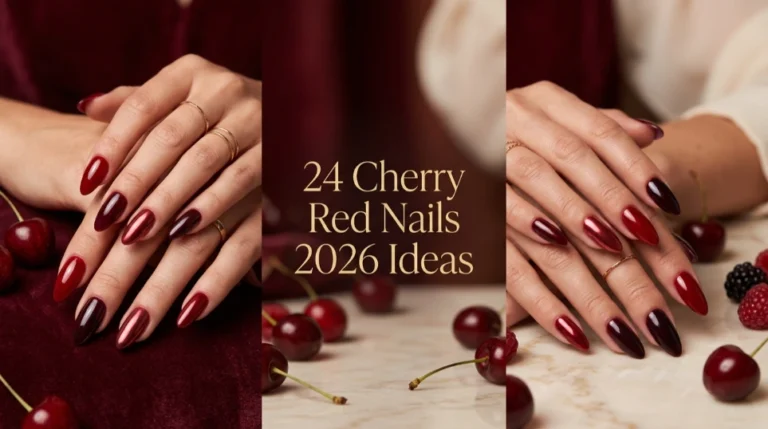 RED CHERRY NAILS IDEAS
