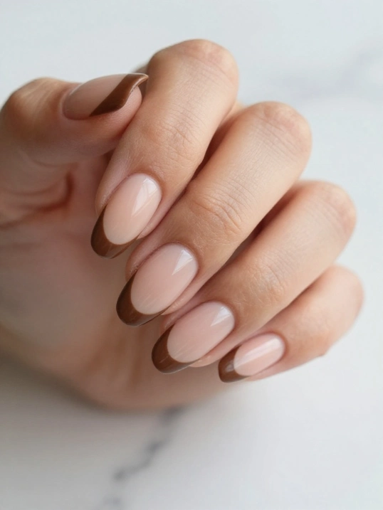 October French Tip Nail Ideas