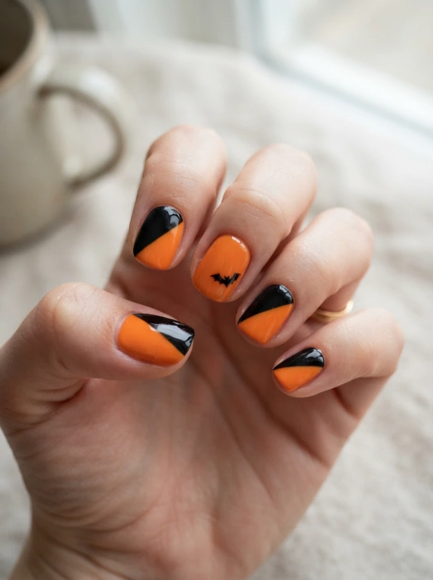 Short Cute Halloween Nail Ideas