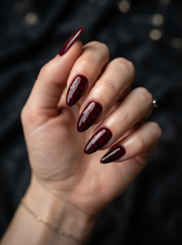Almond Halloween Nails for a Spooky Look