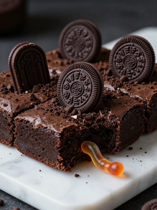 Spooky Halloween Brownies